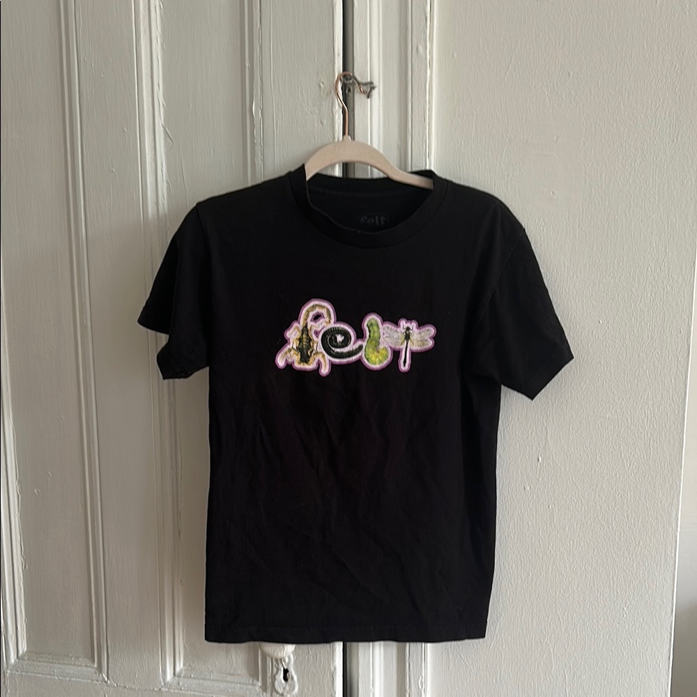 Black Short Sleeve Tee Graphic Casual